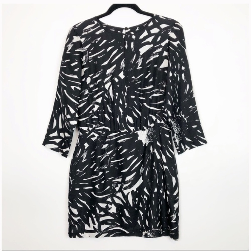 Anthropologie 4c Brush Stroke Mini Dress